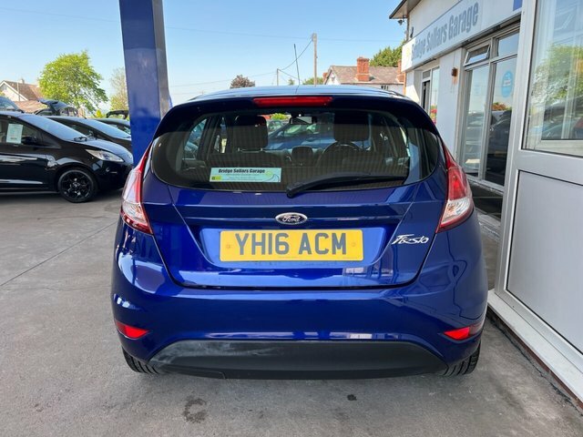 Ford Fiesta Zetec Hatchback YH16ACM Blue #4