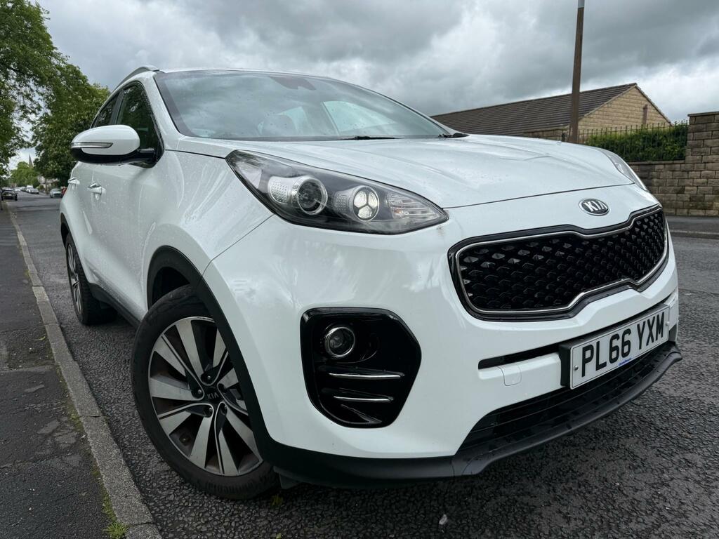Kia Sportage 3 Isg Crdi PL66YXM White #3
