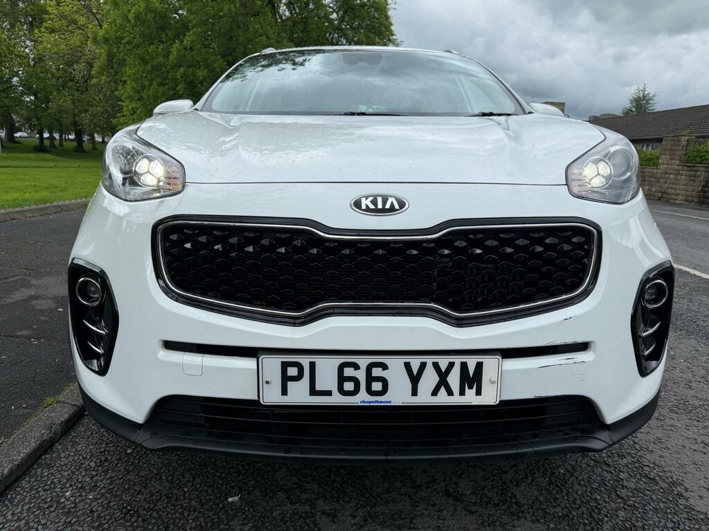 Kia Sportage 3 Isg Crdi PL66YXM White #2