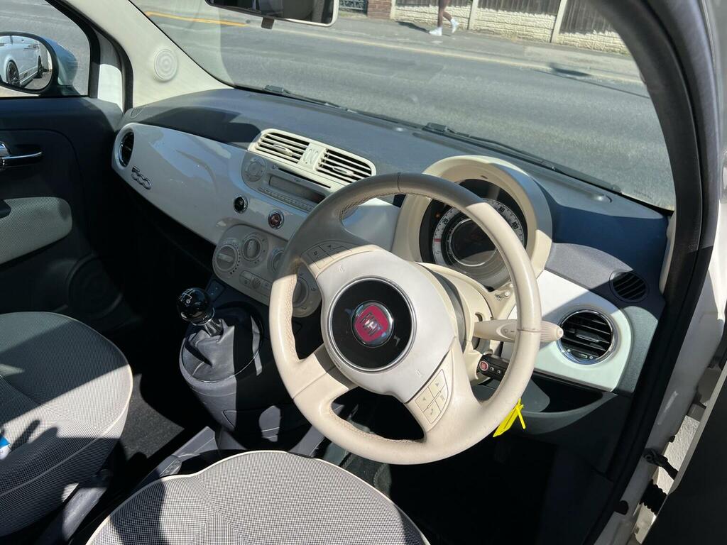 Fiat 500 Hatchback 1.2 Lounge Euro 4 201362 YA62GDO White #6