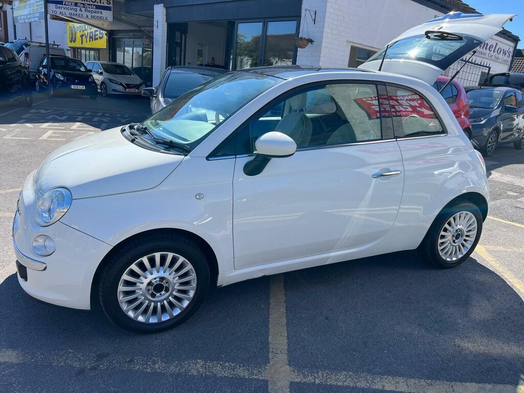 Fiat 500 Hatchback 1.2 Lounge Euro 4 201362 YA62GDO White #4