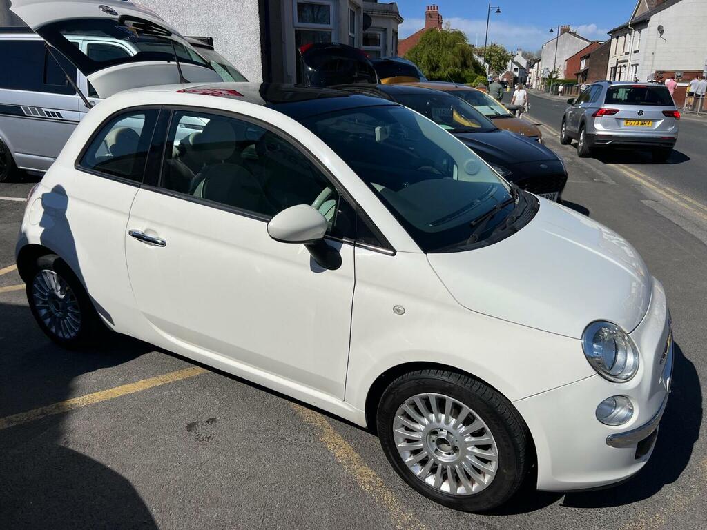 Fiat 500 Hatchback 1.2 Lounge Euro 4 201362 YA62GDO White #2