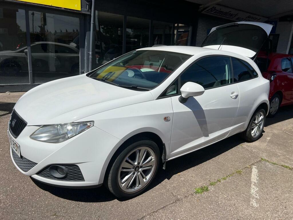 Seat Ibiza Hatchback 1.4 16V Good Stuff Sport Coupe Euro 5 MK60BSY White #6