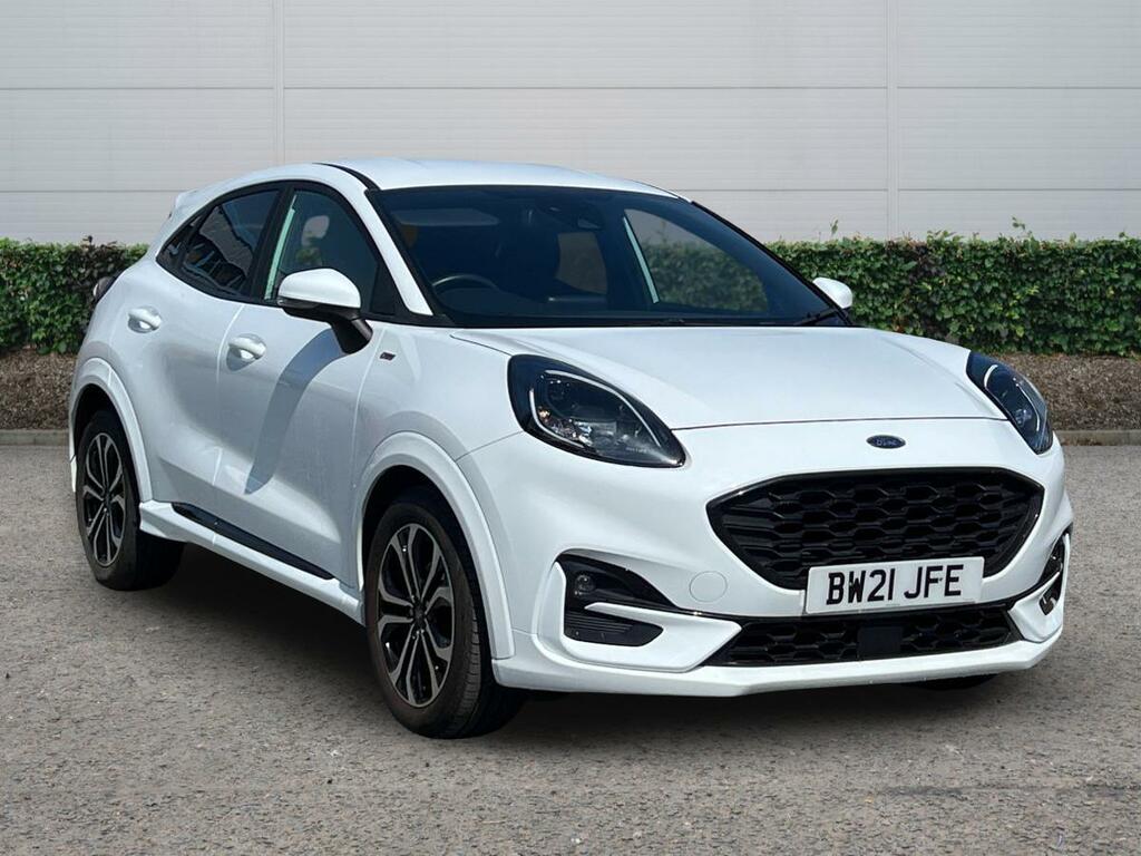 Ford Puma St-line Mhev White