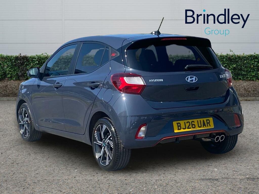 Hyundai I10 1.0 T-gdi N Line Hatchback Euro BJ26UAR Grey #3