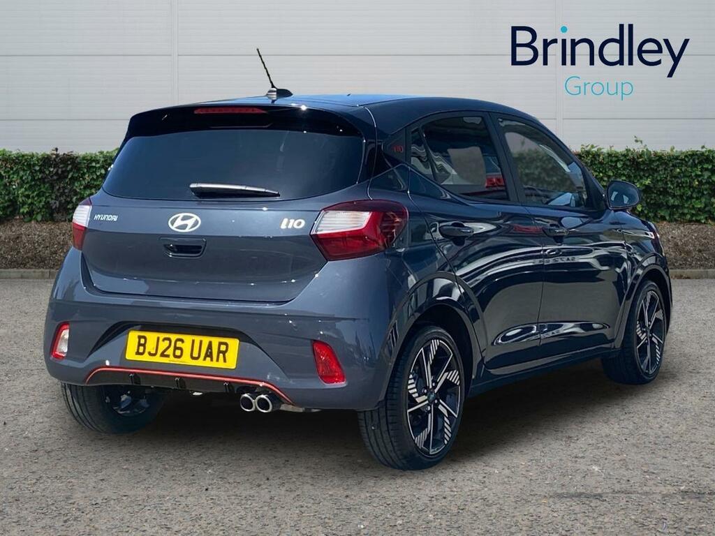 Hyundai I10 1.0 T-gdi N Line Hatchback Euro BJ26UAR Grey #4