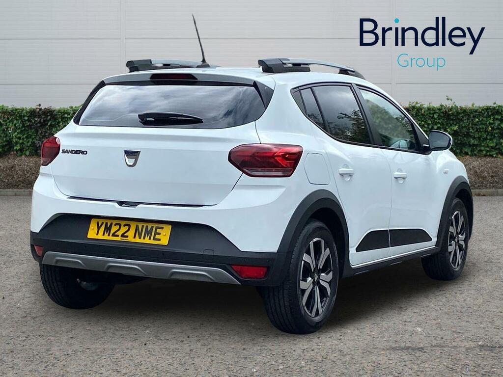 Dacia Sandero Stepway 1.0 Tce Prestige Hatchback Cvt Euro 6 YM22NME White #4