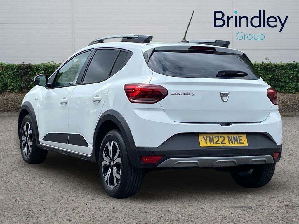 Dacia Sandero Stepway 1.0 Tce Prestige Hatchback Cvt Euro 6 YM22NME White #3