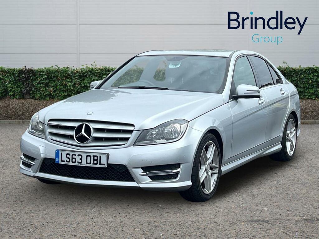 Mercedes-Benz C Class 1.6 C180 Amg Sport Saloon G-tronic Eur Silver #2