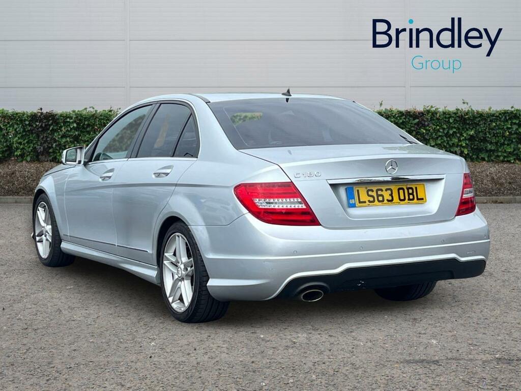 Mercedes-Benz C Class 1.6 C180 Amg Sport Saloon G-tronic Eur Silver #3
