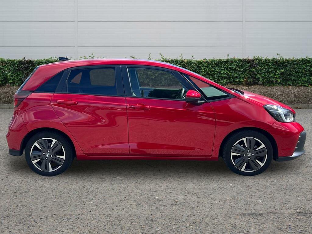 Honda Jazz 1.5 H I-mmd Advance Hatchback Hybrid Ec BU25VXZ Red #5