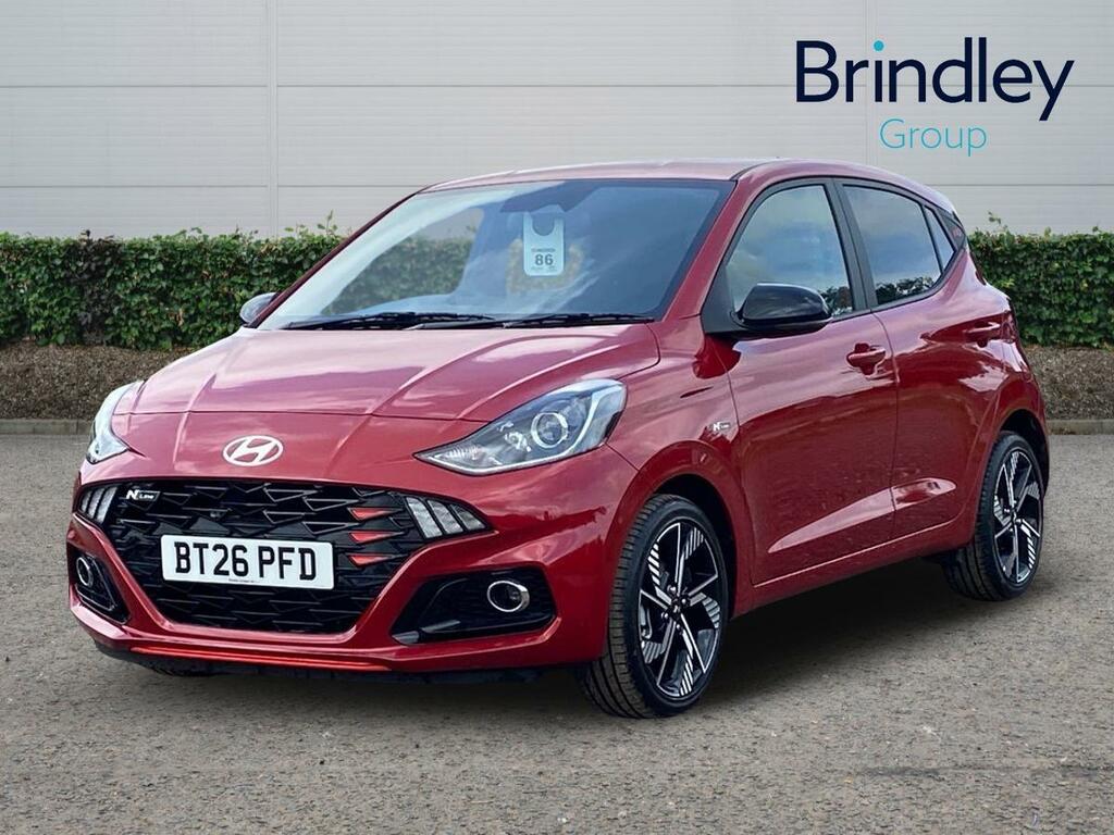 Hyundai I10 1.0 T-gdi N Line Hatchback Euro BT26PFD Red #2