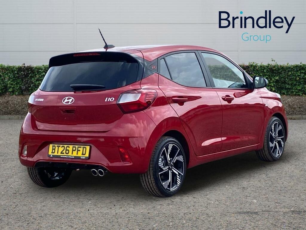 Hyundai I10 1.0 T-gdi N Line Hatchback Euro BT26PFD Red #4