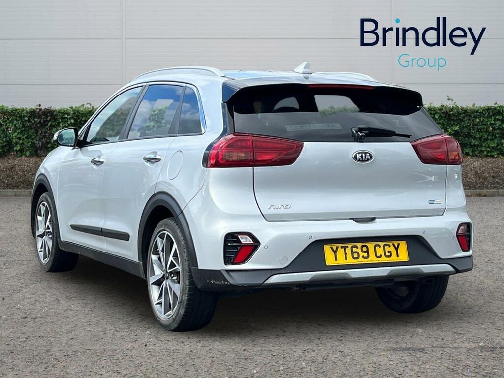 Kia Niro 1.6 Gdi 3 Suv Hybrid Dct Euro 6 Ss YT69CGY Silver #3