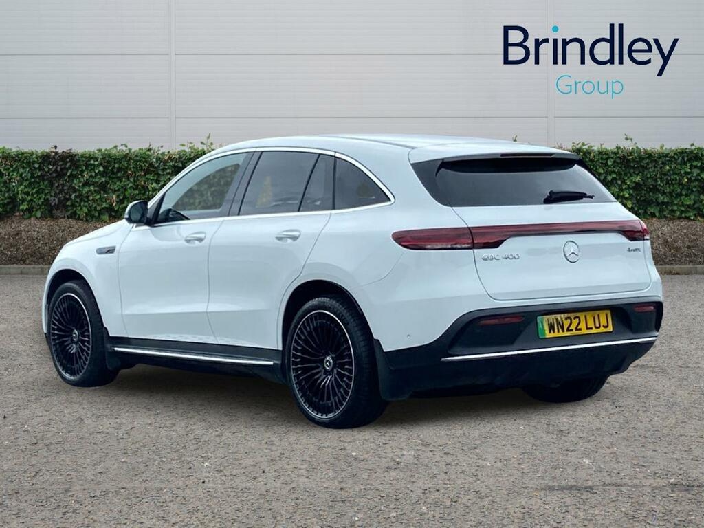 Mercedes-Benz EQC Eqc 400 80Kwh Amg Line Premium Plus Suv Elec WN22LUJ White #3