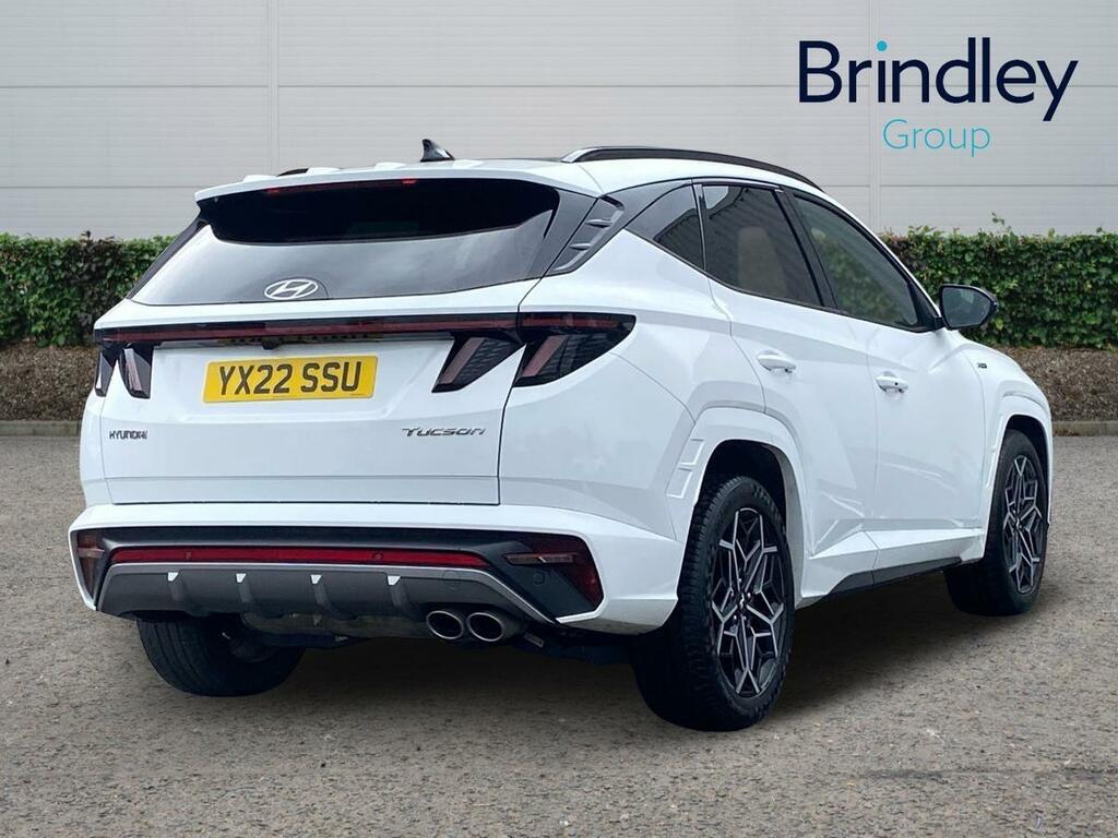 Hyundai Tucson 1.6 T-gdi N Line S Suv Euro 6 S YX22SSU White #4