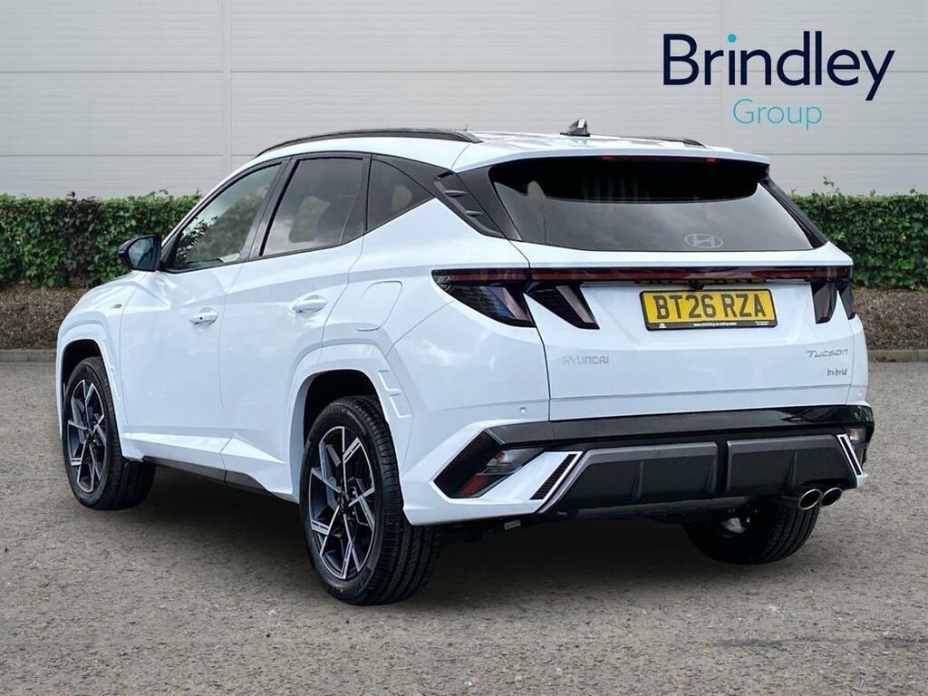 Hyundai Tucson 1.6T N Line Suv Hybrid Euro 6 Ss BT26RZA White #3