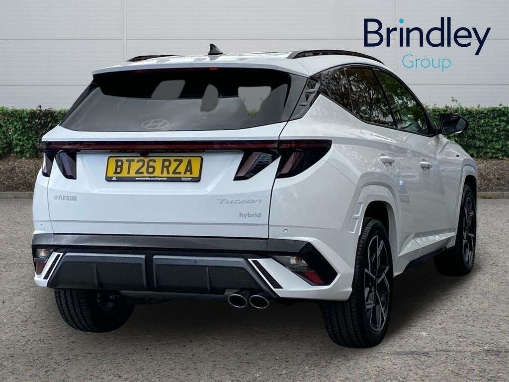 Hyundai Tucson 1.6T N Line Suv Hybrid Euro 6 Ss BT26RZA White #4