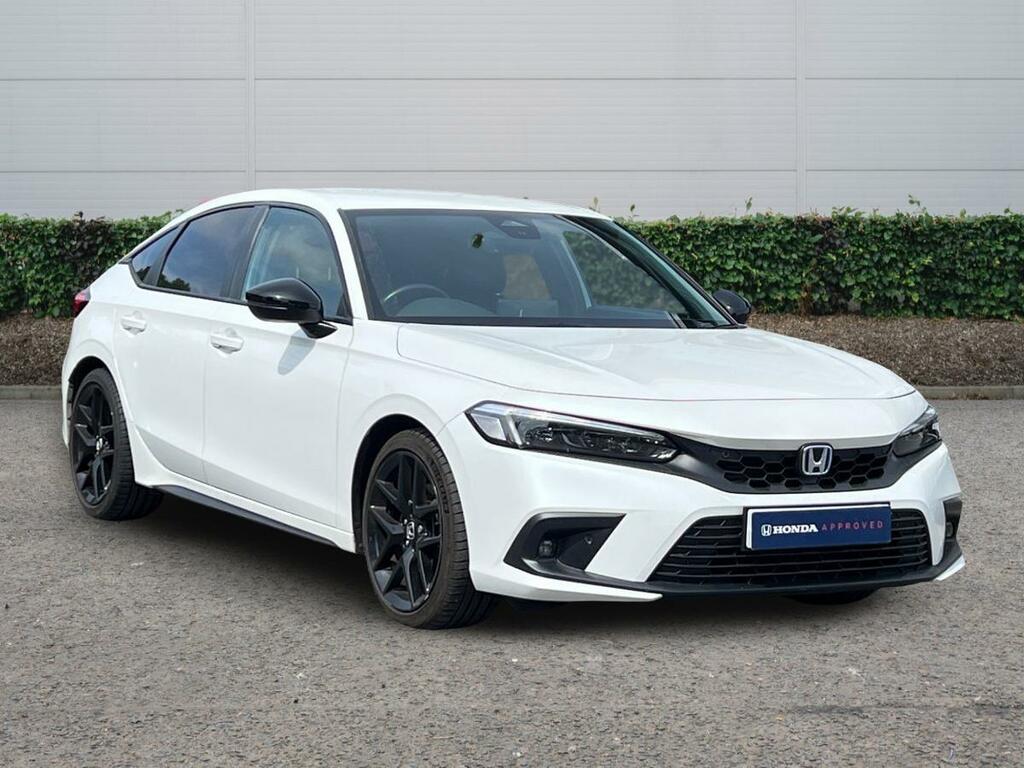 Honda Civic 2.0 H I-mmd Sport Hatchback Hybrid Ecvt White