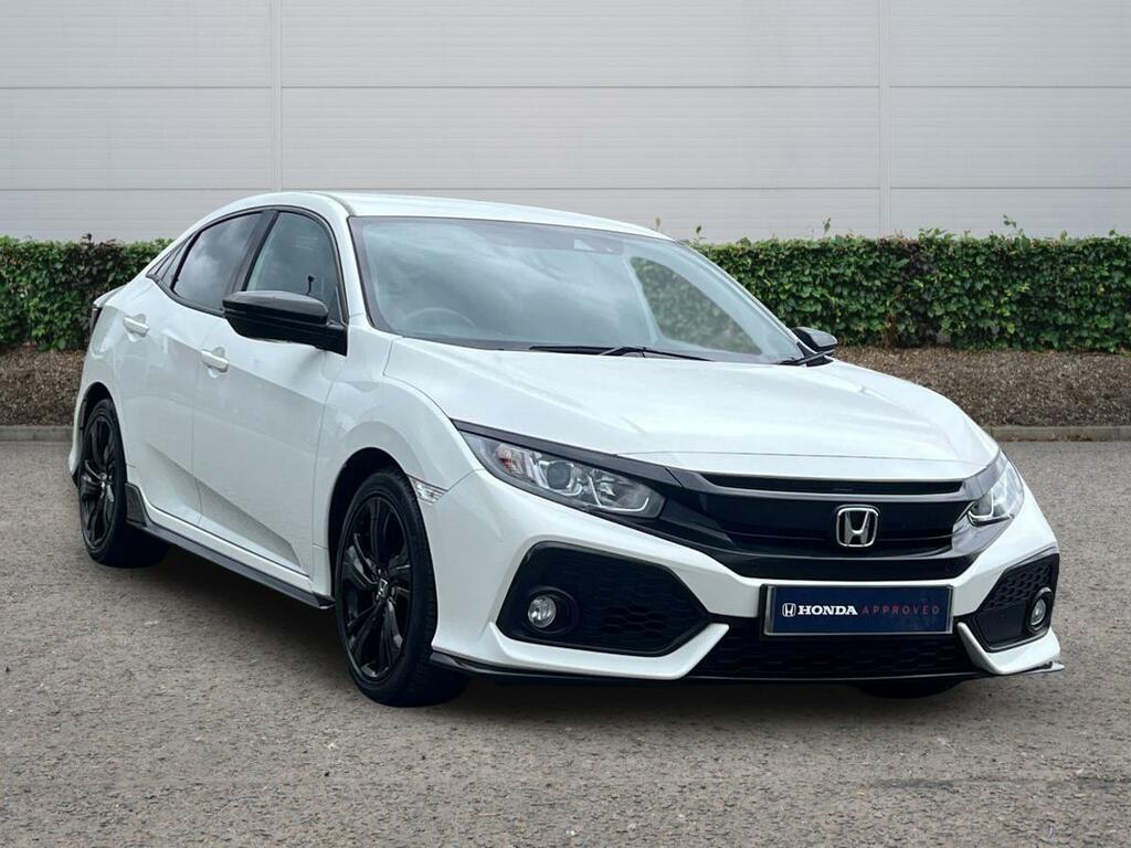Honda Civic 1.0 Vtec Turbo Sport Line Hatchback Man YA68HLC White