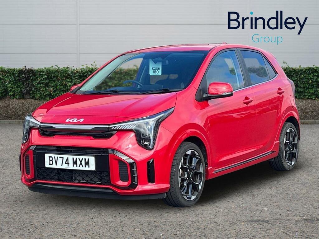 Kia Picanto 1.0 Gt-line Hatchback Amt Euro 6 Ss BV74MXM Red #2