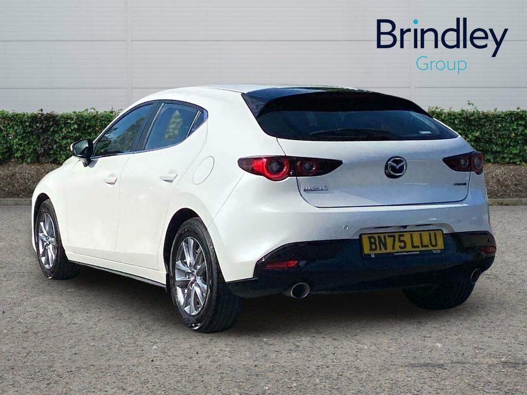 Mazda 3 2.0 E-skyactiv-x Mhev Centre-line Hatchback Pe BN75LLU White #3
