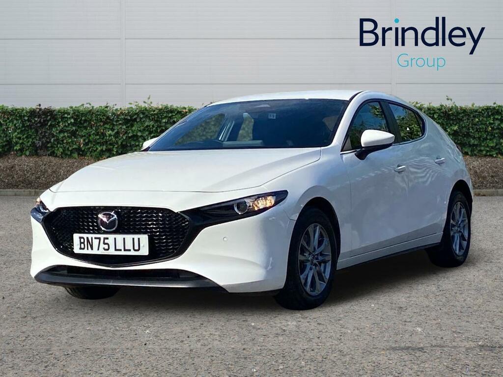Mazda 3 2.0 E-skyactiv-x Mhev Centre-line Hatchback Pe BN75LLU White #2