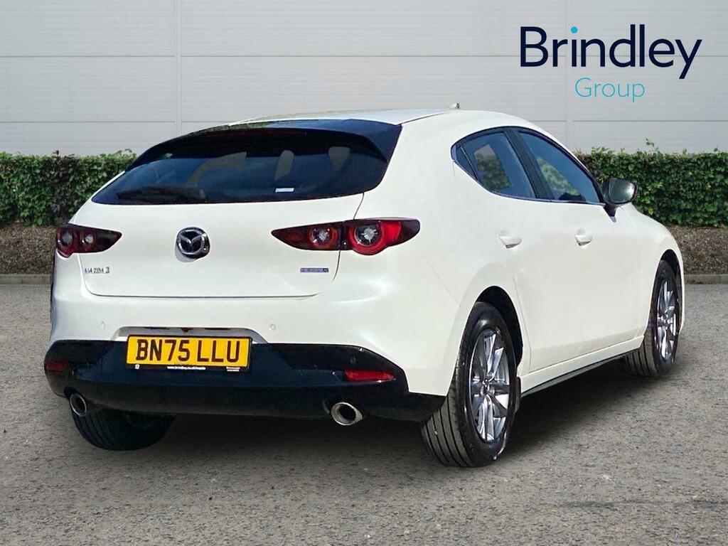 Mazda 3 2.0 E-skyactiv-x Mhev Centre-line Hatchback Pe BN75LLU White #4