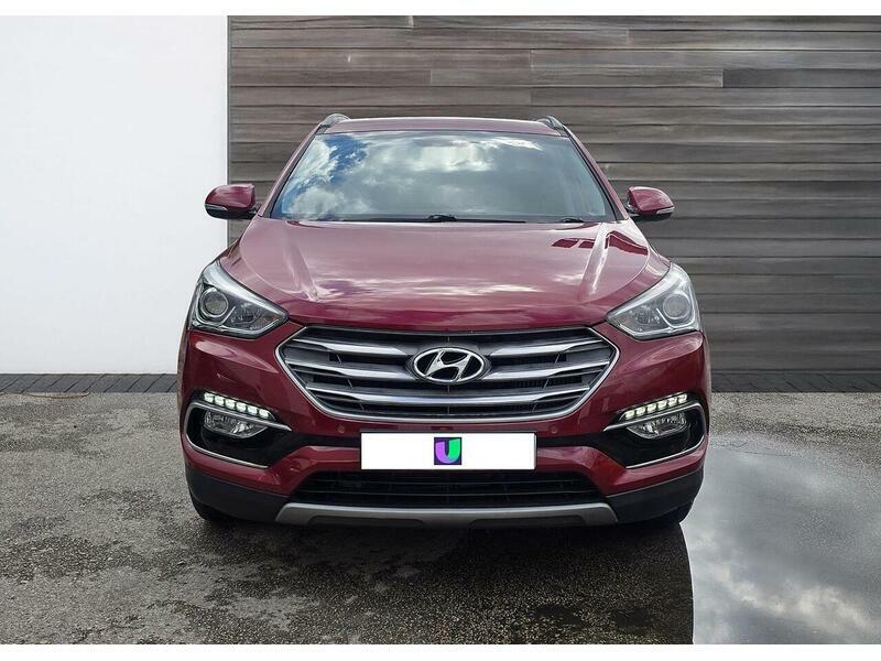 Hyundai Santa Fe 2.2 Crdi Blue Drive Premium Suv BV17OPJ Red #2
