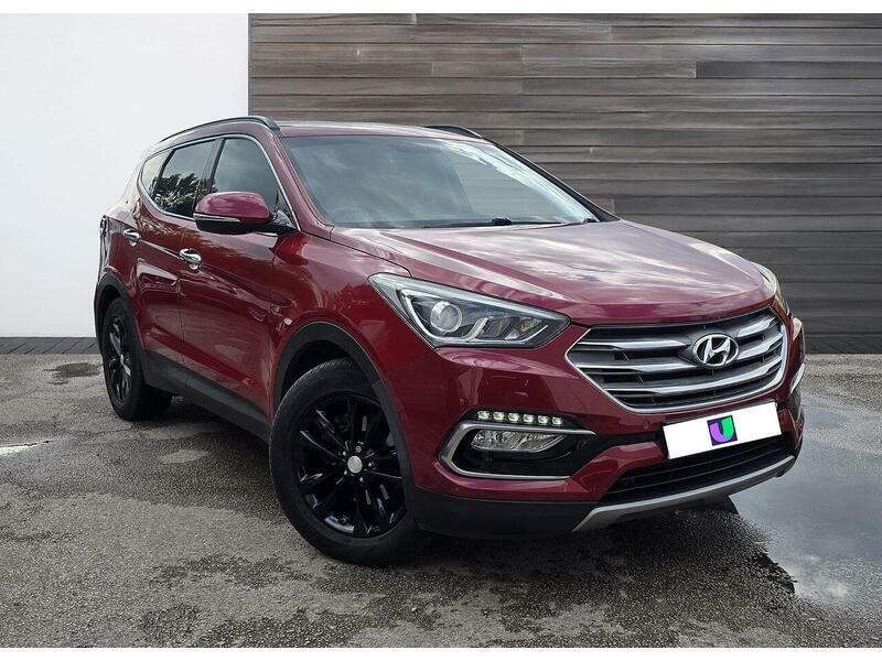 Hyundai Santa Fe 2.2 Crdi Blue Drive Premium Suv Red