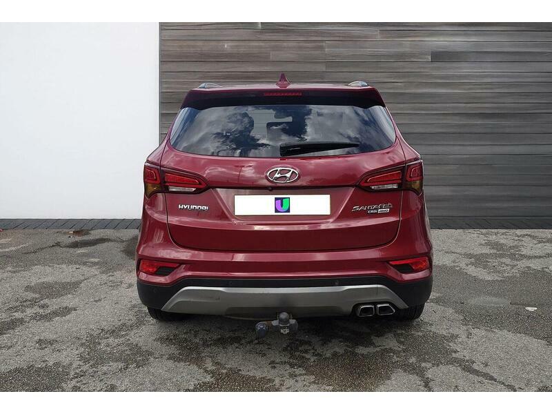 Hyundai Santa Fe 2.2 Crdi Blue Drive Premium Suv BV17OPJ Red #6