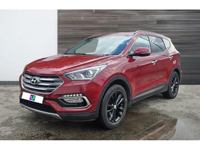 Hyundai Santa Fe 2.2 Crdi Blue Drive Premium Suv BV17OPJ Red #3
