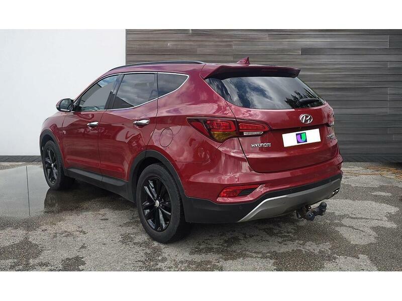 Hyundai Santa Fe 2.2 Crdi Blue Drive Premium Suv BV17OPJ Red #5