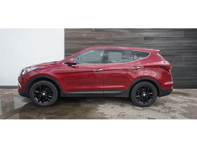 Hyundai Santa Fe 2.2 Crdi Blue Drive Premium Suv BV17OPJ Red #4