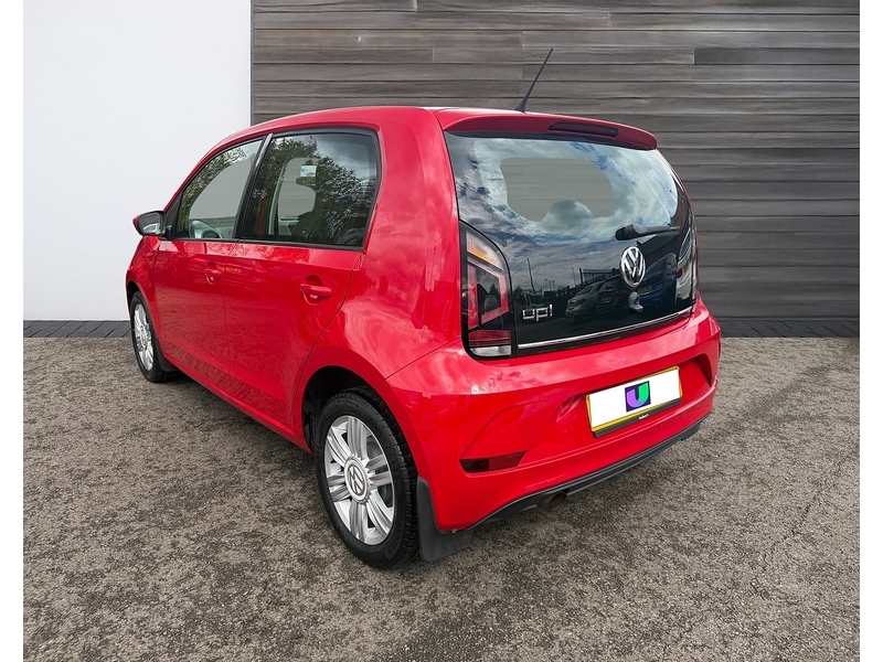 Volkswagen Up 1.0 High Up Hatchback Euro 6 S ND67ZYX Red #4