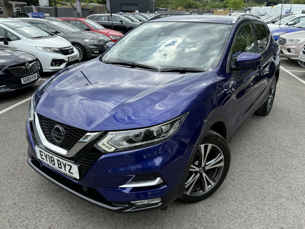 Nissan Qashqai 1.2 Dig-t N-connecta Ulez EY18BYZ Blue #4