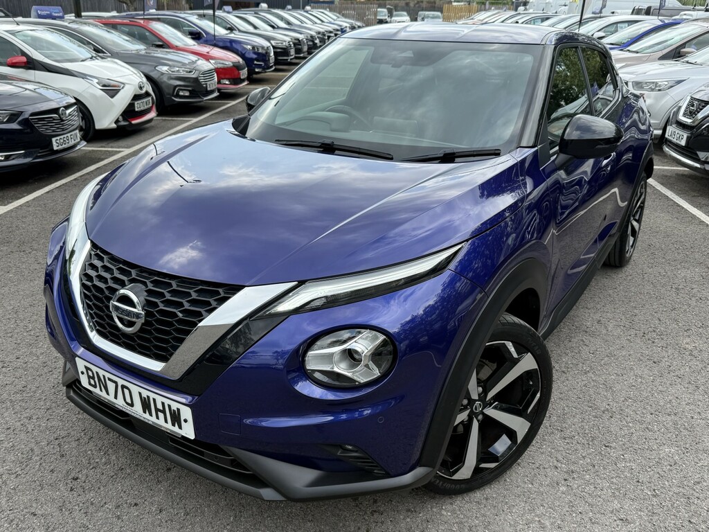 Nissan Juke 1.0 Dig-t Tekna Ulez BN70WHW Blue #4