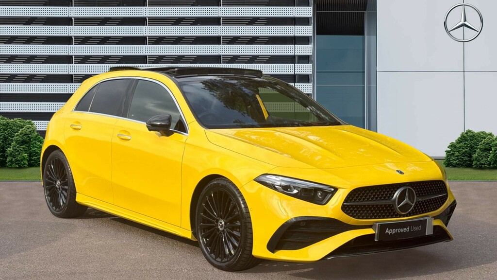 Mercedes-Benz A Class Amg Line Yellow
