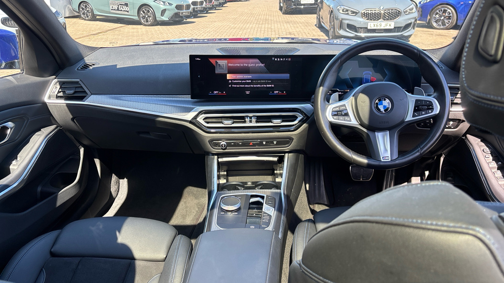 BMW 3 Series M Sport GX74KVW Blue #4