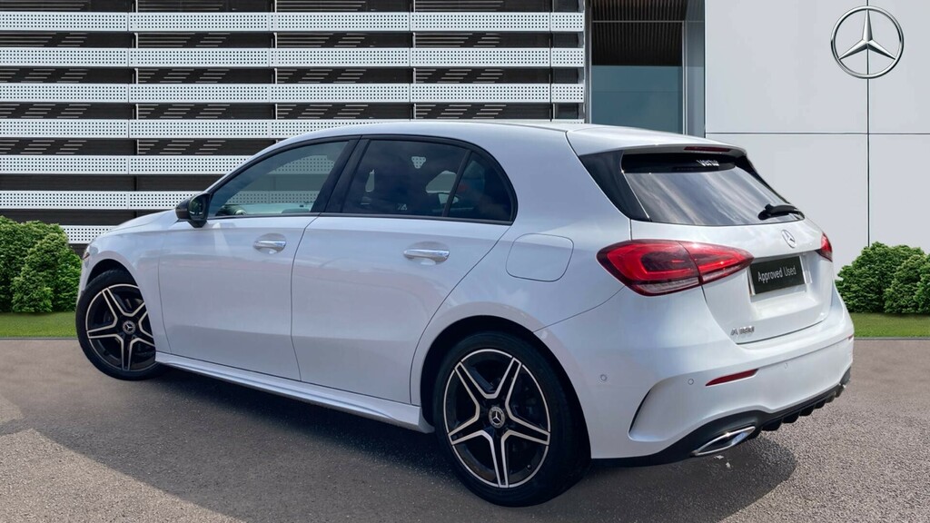 Mercedes-Benz A Class Amg Line KN23YFZ White #2
