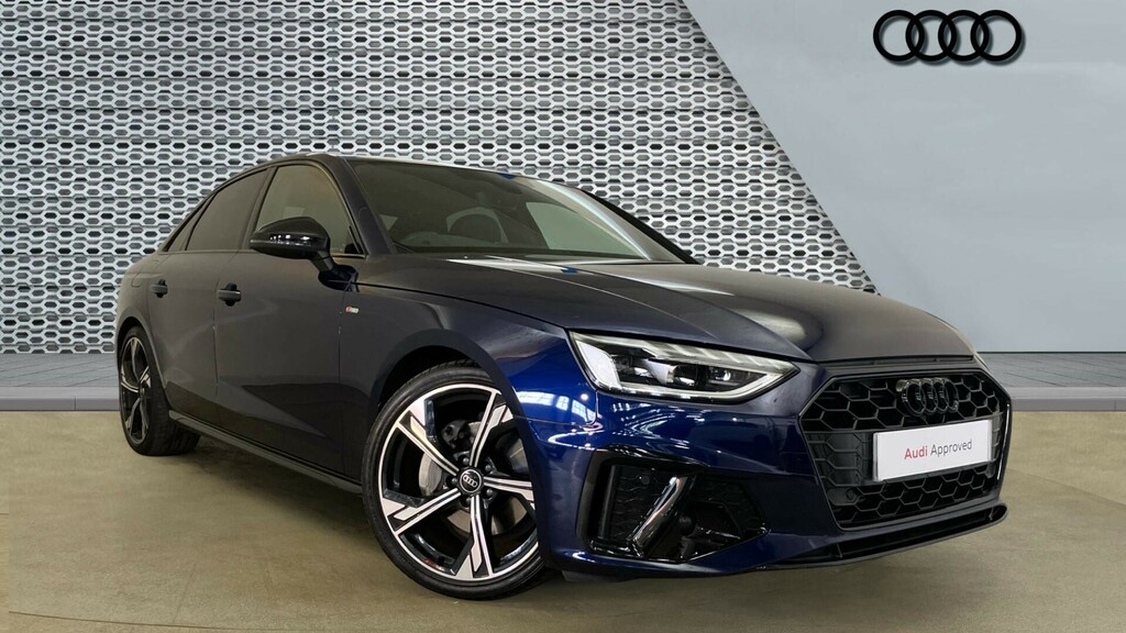 Audi A4 Black Edition Blue