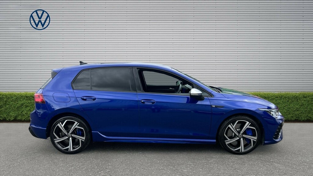 Volkswagen Golf R Blue #4