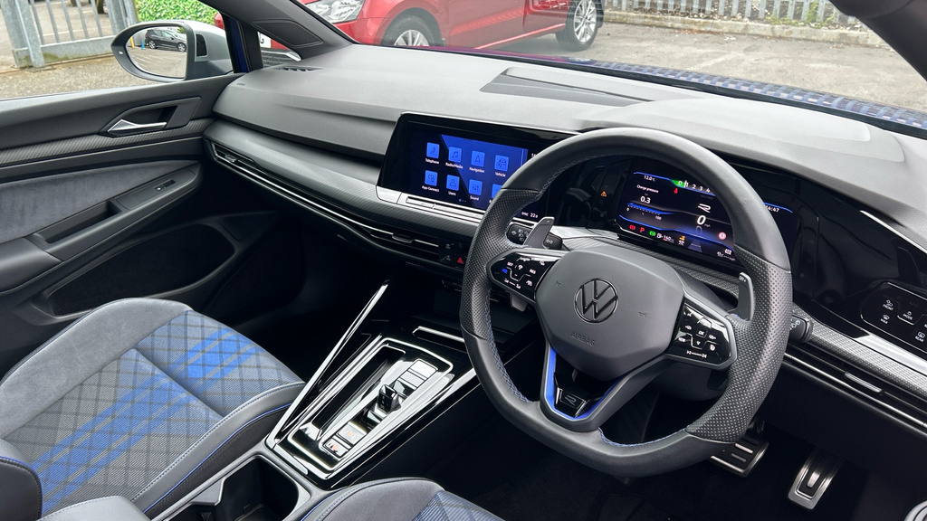 Volkswagen Golf R Blue #6