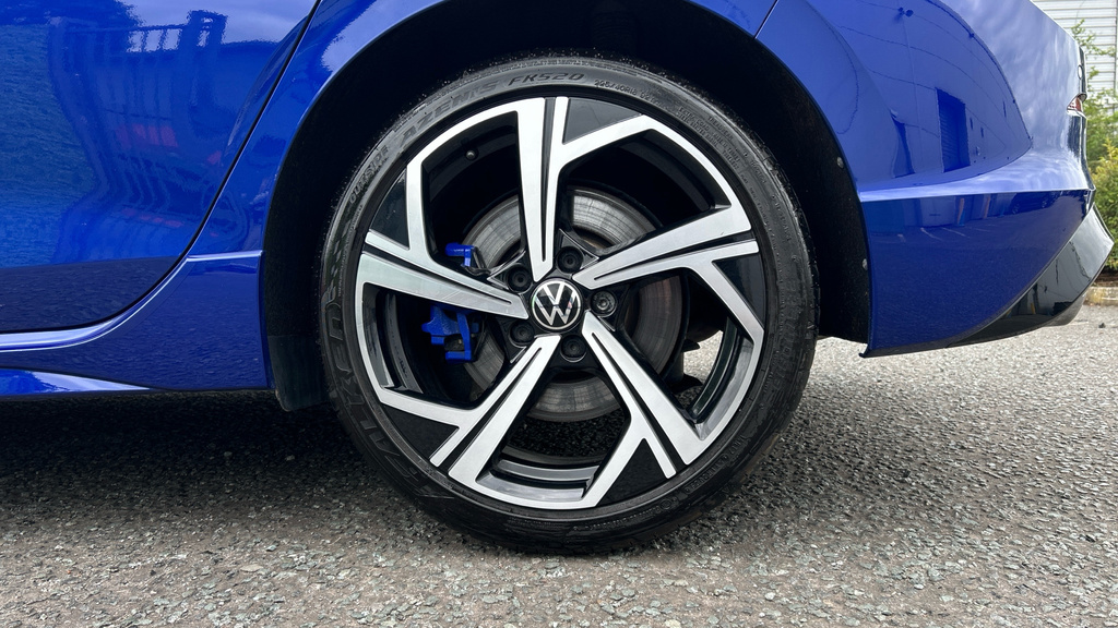 Volkswagen Golf R Blue #5