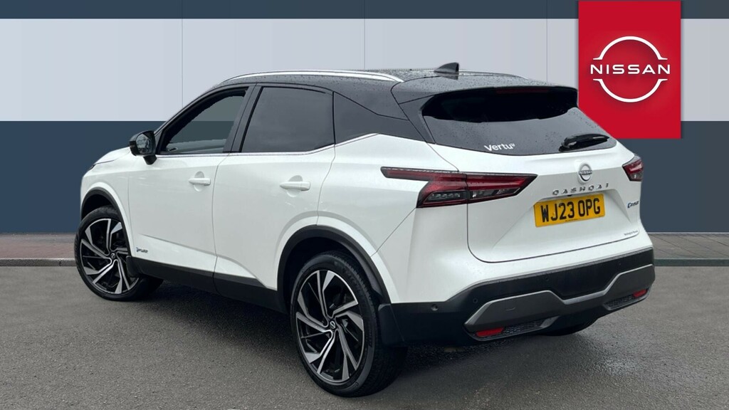 Nissan Qashqai Tekna WJ23OPG White #2