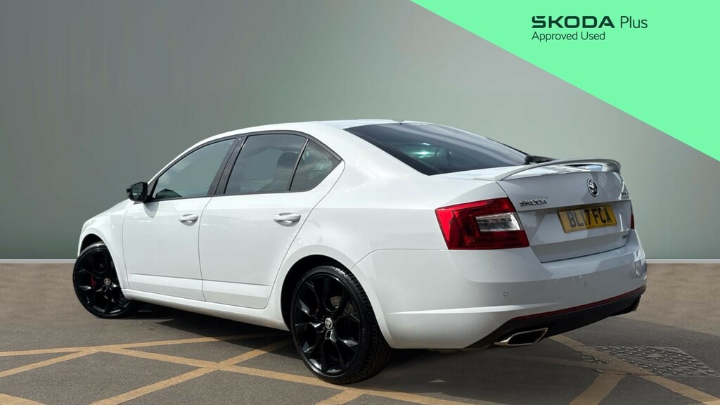Skoda Octavia Vrs White #3