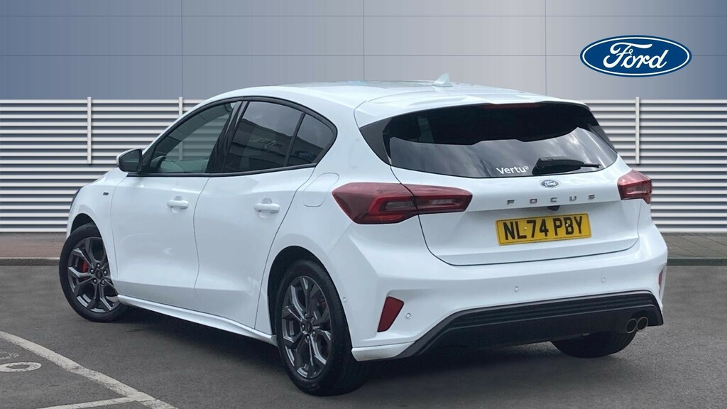 Ford Focus St-line NL74PBY White #2