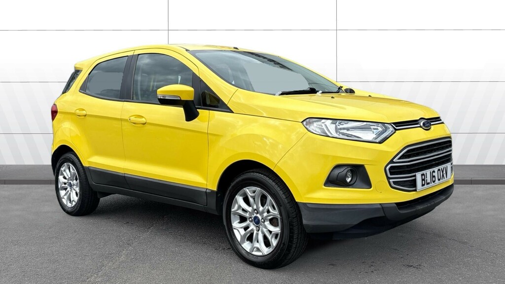 Ford Ecosport Zetec Yellow