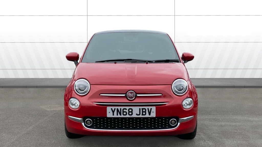 Fiat 500 Lounge YN68JBV Red #3