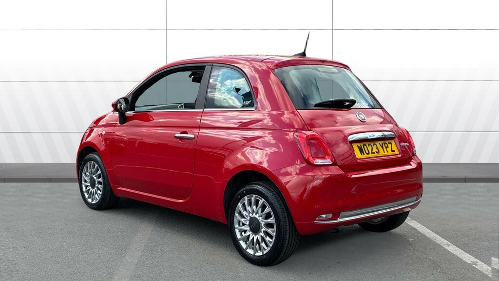 Fiat 500 Hatchback WO23YPZ Red #2